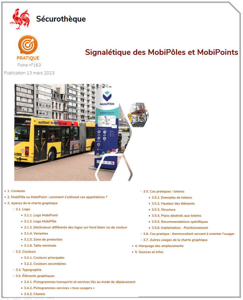 Signalétique des MobiPôles et MobiPoints
