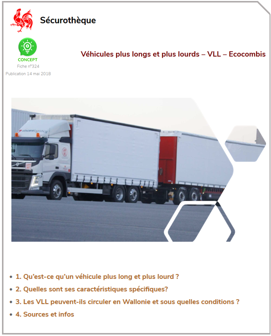 Véhicules plus longs et plus lourds – VLL – Ecocombis